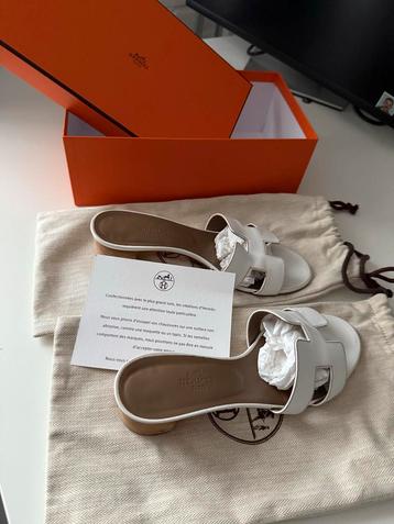 Hermes Sandalen met Hak - Wit maat 38 beschikbaar voor biedingen