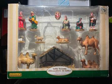 Lemax Kerststal Nativity Table Accents Retired! Zeldzaam! beschikbaar voor biedingen