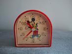 Vintage alarm klok met Mickey Mouse WALT DISNEY, Ophalen of Verzenden, Mickey Mouse, Zo goed als nieuw