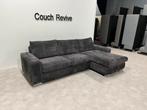 GRATIS LEVERING Z.G.A.N ribstof loungebank 275x155 Gereinigd, Ophalen of Verzenden, Zo goed als nieuw, Vierpersoons of meer, Stof