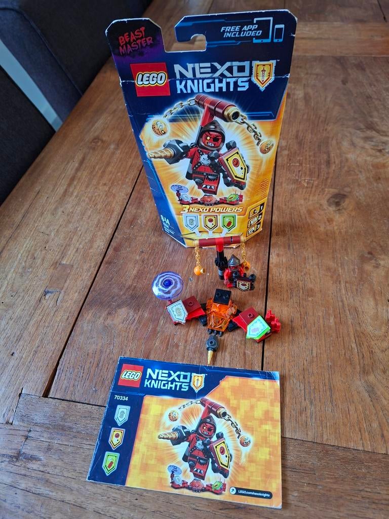 Lego Nexo Knights set 70334 Ultimate Beast Master met doos, Ophalen of Verzenden, Gebruikt, Complete set, Lego