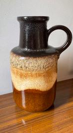 Scheurich West Germany vaas bruin vintage, Ophalen of Verzenden