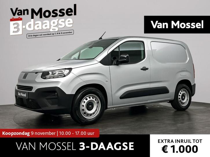 Fiat E-Doblò 136 L1 50 kWh | 10'' scherm | Apple Carplay &, Auto's, Bestelauto's, Bedrijf, Te koop, ABS, Airbags, Airconditioning