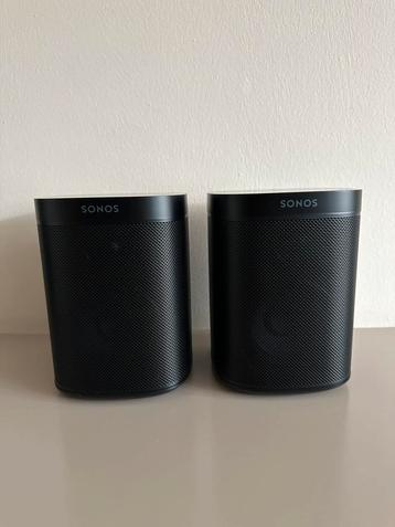 Sonos One SL 2x Zwart *als nieuw* beschikbaar voor biedingen