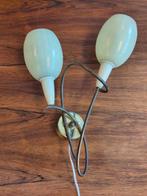 Vintage wandlamp art deco stijl lamp glas, Gebruikt, ., ., Ophalen