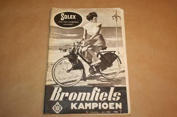 Magazine Bromfiets Kampioen - No. 7 - 1955 [Solex] !! beschikbaar voor biedingen