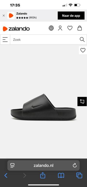 Nike CALM slippers / pantoffels zwart NIEUW beschikbaar voor biedingen