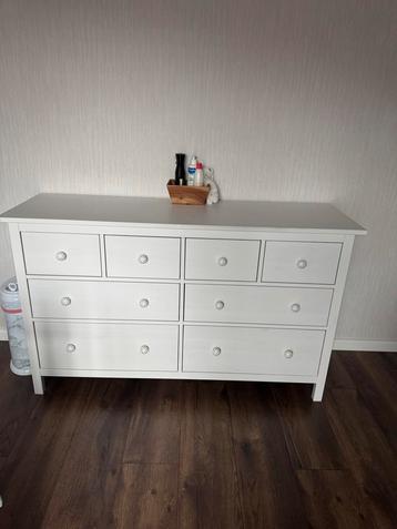 IKEA Hemnes Ladekast 8 Lades - Wit Gebeitst beschikbaar voor biedingen