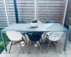 Tuinset tafel + 6 stoelen, Tuin en Terras, Tuinsets en Loungesets, Ophalen, Gebruikt, Eettafel, 6 zitplaatsen