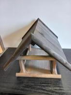 Houten Vogelvoederhuisje  - 39x36x30 cm, Ophalen of Verzenden, Gebruikt