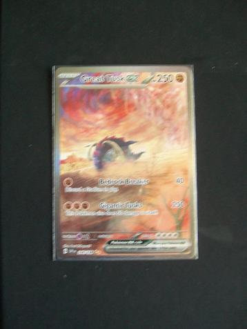 4429. Nieuwe Pokemon Kaart Secret GREAT TUSK EX   (246/198) beschikbaar voor biedingen