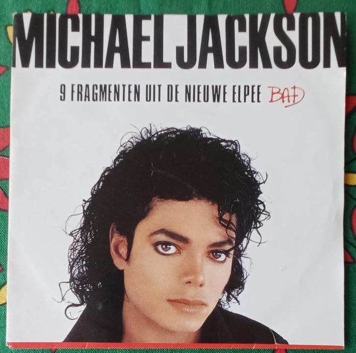 Promosingle// MICHAEL JACKSON// BAD // 9 fragmenten //, Cd's en Dvd's, Vinyl Singles, Gebruikt, Single, Pop, 7 inch, Verzenden