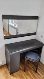 kaptafel set met spiegel en stoel jaren 90, Ophalen, Gebruikt, 50 tot 100 cm, Minder dan 100 cm