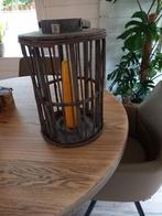 Riviera Maison. Windlicht / Kaarshouder., Huis en Inrichting, Ophalen, Zo goed als nieuw, Hout, Minder dan 25 cm