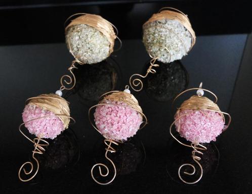 Vintage / retro set kerstballen, Diversen, Kerst, Nieuw, Ophalen of Verzenden