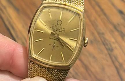 Omega 1920? Gold plated., Sieraden, Tassen en Uiterlijk, Horloges | Antiek, Omega, Goud, Onbekend, Met bandje, Verzenden