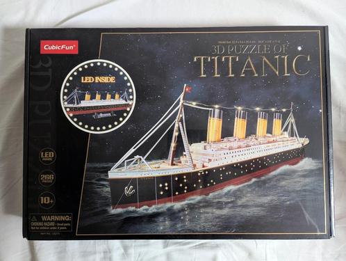 Cubic Fun Titanic 3D Puzzel Led, Hobby en Vrije tijd, Denksport en Puzzels, Nieuw, Rubik's of 3D-puzzel, Minder dan 500 stukjes