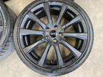 mooie 19 inch Brock B21 velgen + zomerbanden Audi A3, 19 inch, Gebruikt, Banden en Velgen, Ophalen of Verzenden