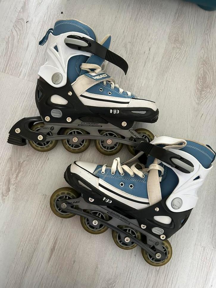 Skeelers HEAD maat 37-40 sneakermodel denim, Sport en Fitness, Skeelers, Gebruikt, Inline skates 4 wielen, Overige merken, Verstelbaar