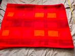 Vintage geruite deken rood oranje, Ophalen, Huis en Inrichting