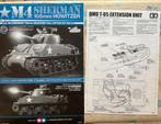 Tamiya M4 Sherman Tank Instructie, Gebruikt, Tank, Groter dan 1:32, Ophalen of Verzenden