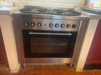 Bosch Solitaire 90 cm 5 pits fornuis - oven, Ophalen, Gebruikt, Hete lucht, 60 cm of meer