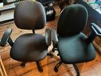 2x Zwarte Bureaustoelen, Ophalen, Gebruikt, Zwart, Bureaustoel