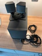 Bose subwoofer met 2 speakers, Computers en Software, Pc speakers, Ophalen of Verzenden, Gebruikt, Bose