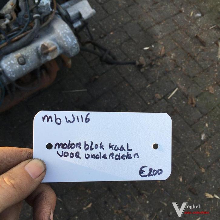 Mercedes W116 Motorblok Kaal voor onderdelen, Auto-onderdelen, Motor en Toebehoren, Gebruikt, Ophalen