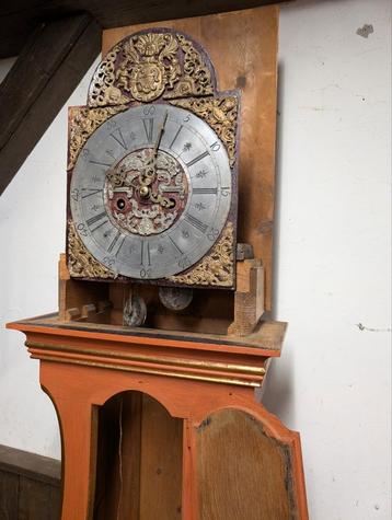 Antieke staande klok 235 cm hoog. €270. beschikbaar voor biedingen