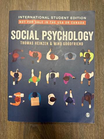 Social Psychology – Thomas Heinzen & Wind Goodfriend (Intern beschikbaar voor biedingen
