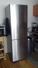 Bosch RVS Koelvriescombinatie No Frost, Ophalen, Gebruikt, 200 liter of meer, Met aparte vriezer