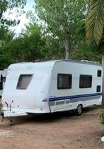 Hobby 500 kmfe 2007 / Airco /  mover / voortent  / spanje, Caravans en Kamperen, Caravans, Hobby, 7 tot 8 meter, Treinzit, Particulier