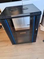 Alfaco patchkast 12 U, Computers en Software, Serverkasten, Ophalen, Zo goed als nieuw, Glas