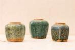 3 stuks Chinese Gemberpot 48898, Huis en Inrichting, Gebruikt, Ophalen of Verzenden, Bord(en), Wedgwood