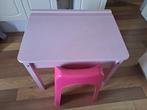 Leuk roze geverfd ikea sundvik schoolbank, Ophalen, Gebruikt, Bureau
