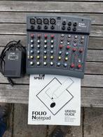Soundcraft mengpaneel Spirit Folio Notepad, Muziek en Instrumenten, Mengpanelen, Ophalen of Verzenden, Zo goed als nieuw