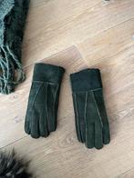 Dames handschoenen groen suede leer maat M - L nieuw, Ophalen of Verzenden