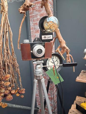 Vintage Agfa Click Camera Lamp op Statief beschikbaar voor biedingen