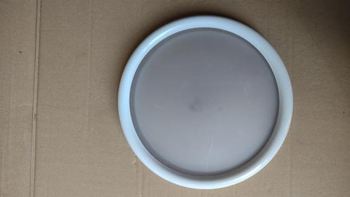 Plafonnière 32 cm, Huis en Inrichting, Lampen | Plafondlampen, Gebruikt, Glas, Metaal, Ophalen