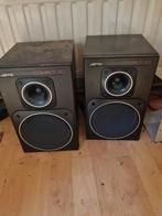 Nette Jamo Compact 70 Luidsprekers - Goed Geluid!, Audio, Tv en Foto, Luidsprekers, Ophalen, Gebruikt, Front, Rear of Stereo speakers