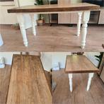 Mooie tafel - 142x77 cm, 100 tot 150 cm, Vier personen, Rechthoekig, Overige houtsoorten