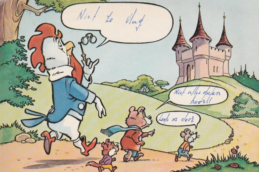 Ansichtkaart, Artiest,Ollie B Bommel   (381), Verzenden, 1960 tot 1980, Sterren en Beroemdheden