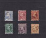 34. 1867-1868 Koning Willem III, 3e emissie,  nrs. 7 - 12., Postzegels en Munten, Postzegels | Nederland, Verzenden, T/m 1940