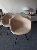 Kuipstoelen, eetkamerstoelen - Set van 6 -Beige, Huis en Inrichting, Stoelen, Ophalen, Kunststof, Gebruikt, Overige kleuren