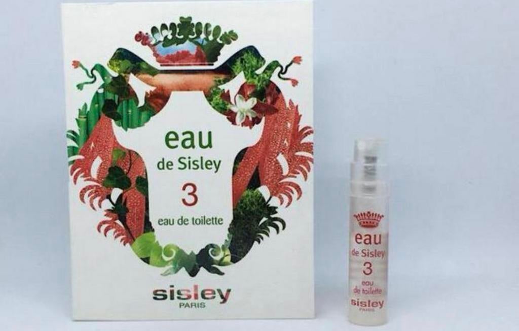 2 proefjes Eau de Sisley 3 eau de Toilette 1,4 ml x 2 = 2,8, Verzenden, Nieuw