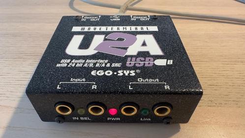 ESI Waveterminal U2A USB audio interface, Audio, Tv en Foto, Professionele Audio-, Tv- en Video-apparatuur, Gebruikt, Audio, Verzenden