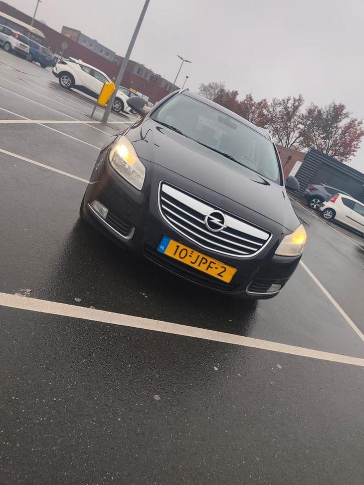 Opel Insignia 1.6 Turbo Ecotec 180pk 2009 Zwart, Auto's, Opel, Particulier, Insignia, Benzine, B, Stationwagon, Handgeschakeld