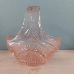 Roze Persglas mandje van  Rindskopf, Antiek en Kunst, Ophalen