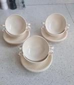 Wedgwood Edme soepkommen met schotels, Huis en Inrichting, Keuken | Servies, Ophalen of Verzenden, Zo goed als nieuw, Wedgwood